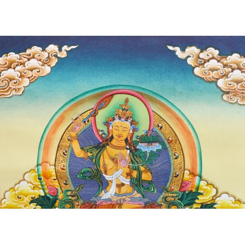 Manjushri Bodhisattva Thangka